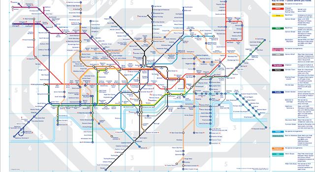 Society Trivia Question: Who created the original London Underground map? Society Trivia Question: Who created the original London Underground map?