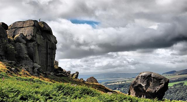 Geography Trivia Question: Where in the UK would you find the Cow and Calf Rocks? Geography Trivia Question: Where in the UK would you find the Cow and Calf Rocks?