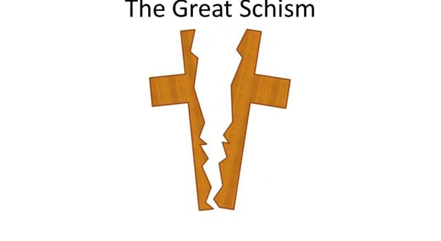 History Trivia Question: When did the East-West Schism occur, leading to the break of communion between what are now the Roman Catholic Church and Eastern Orthodox churches? History Trivia Question: When did the East-West Schism occur, leading to the break of communion between what are now the Roman Catholic Church and Eastern Orthodox churches?