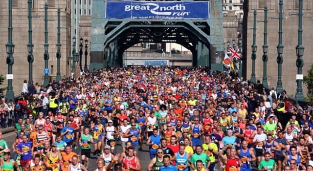 Society Trivia Question: Who founded the Great North Run, a half marathon which takes part in the north east of England every September? Society Trivia Question: Who founded the Great North Run, a half marathon which takes part in the north east of England every September?