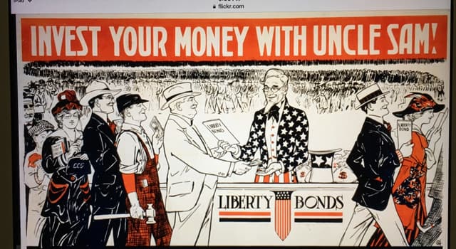 History Trivia Question: Why did the US government originally sell Liberty Bonds to American citizens? History Trivia Question: Why did the US government originally sell Liberty Bonds to American citizens?