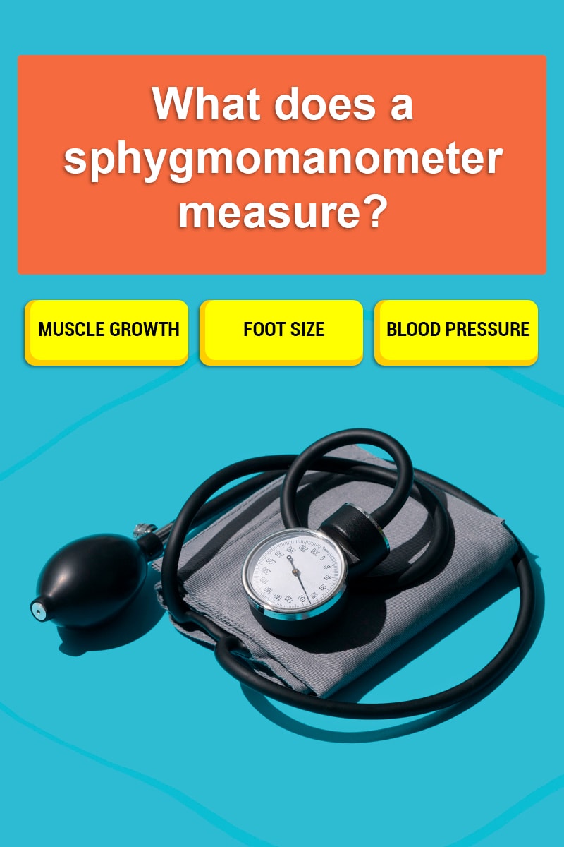 What does a sphygmomanometer measure? | Trivia Questions | QuizzClub